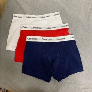 Calvin Klein Cotton Stretch Trunks 3 Pairs